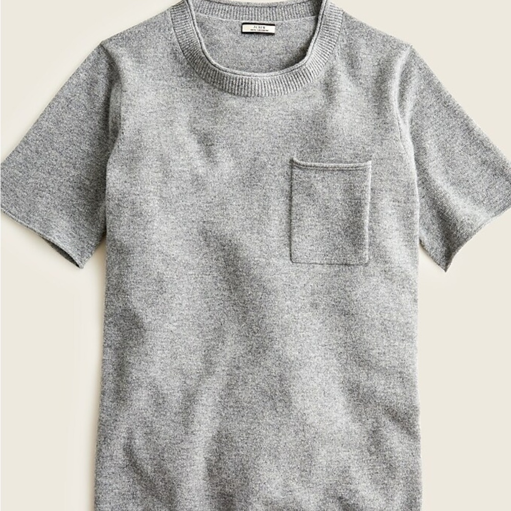 J Crew Oversized Relax Cashmere T Shirt | Navy | size xs